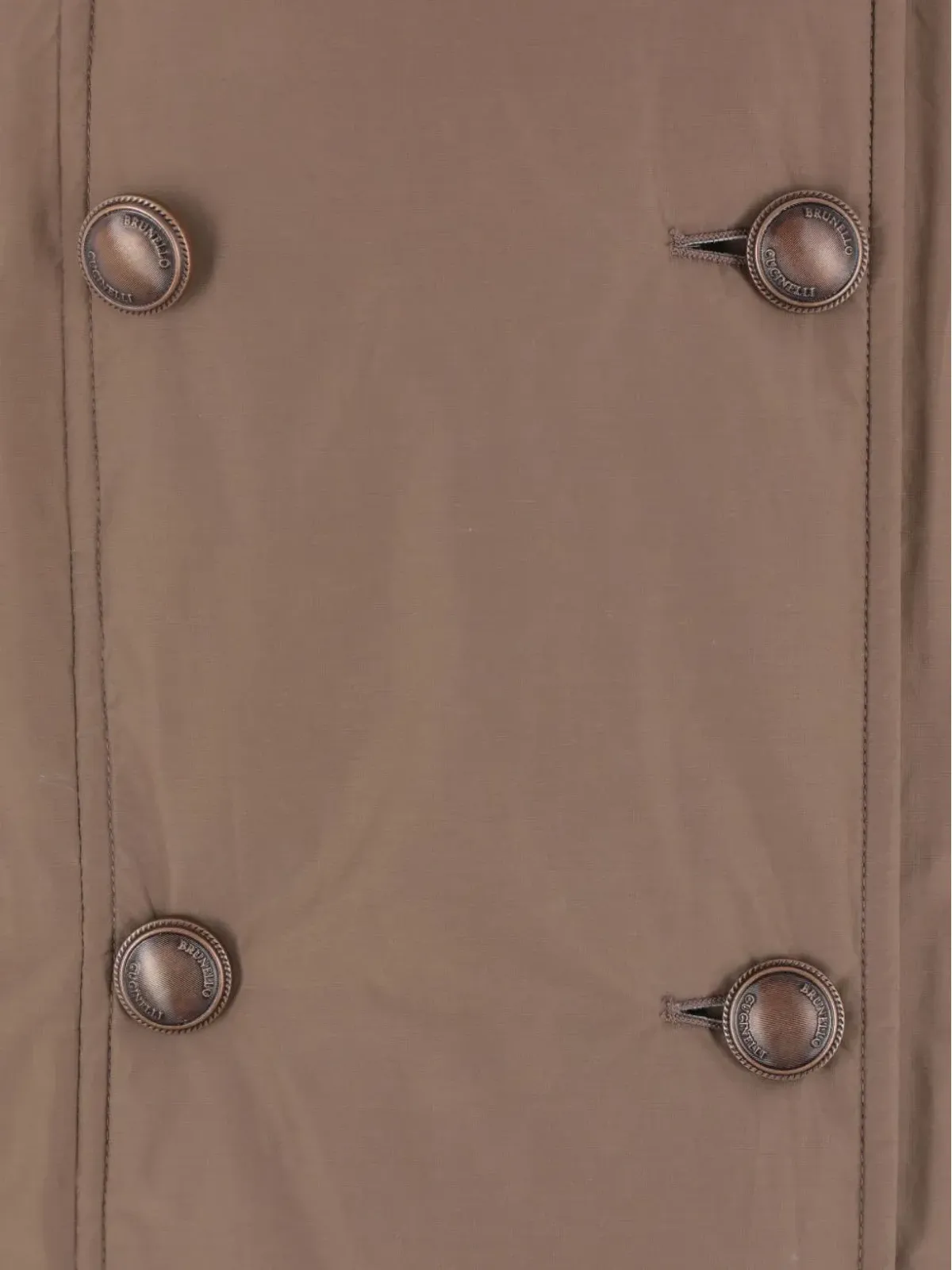 Brunello Cucinelli ダブルブレストボタンコート - 画像4