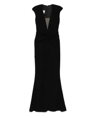 SILK LOVE & LACE Chloe dress - Black - サムネイル1
