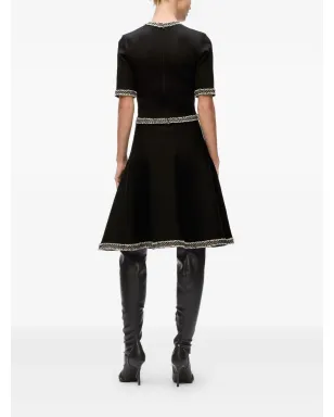Karl Lagerfeld ブークレートリム付きニットドレス - サムネイル4