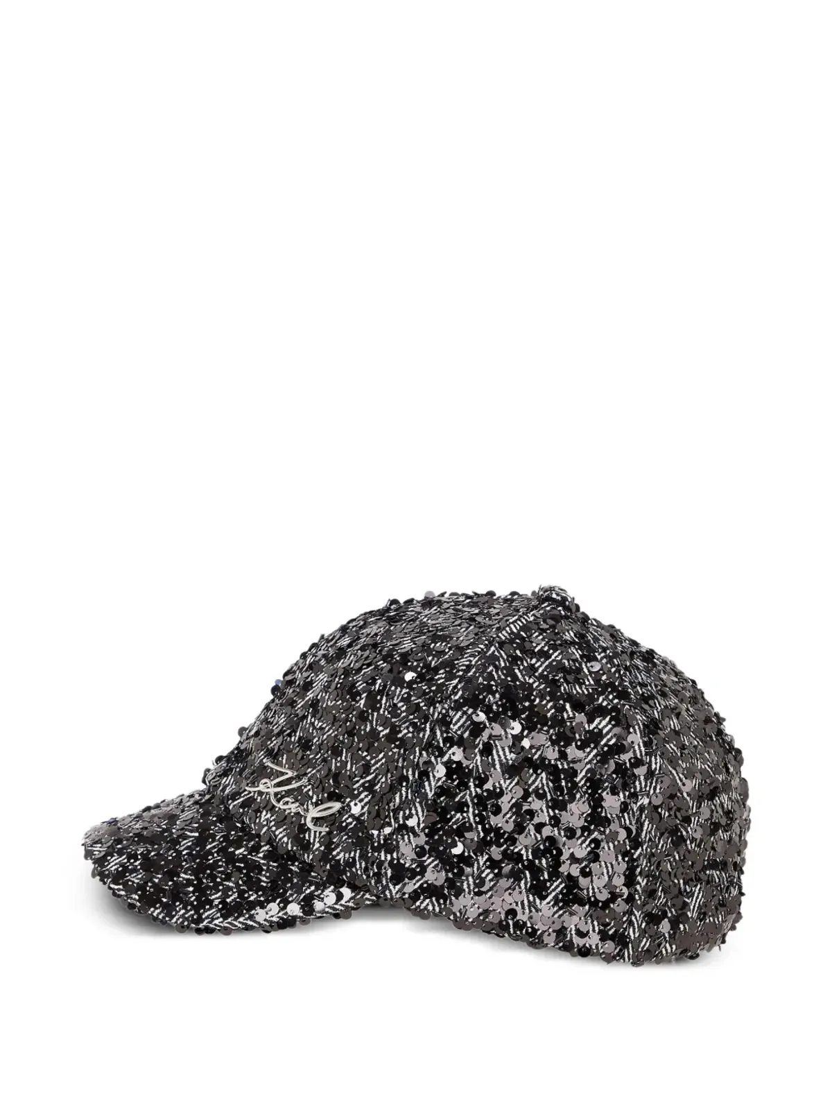 Karl Lagerfeld K/Signature スパンコールキャップ - 画像3