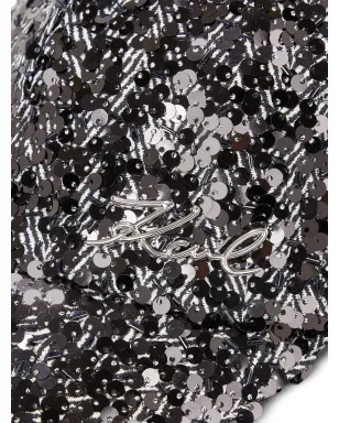 Karl Lagerfeld K/Signature スパンコールキャップ - サムネイル4