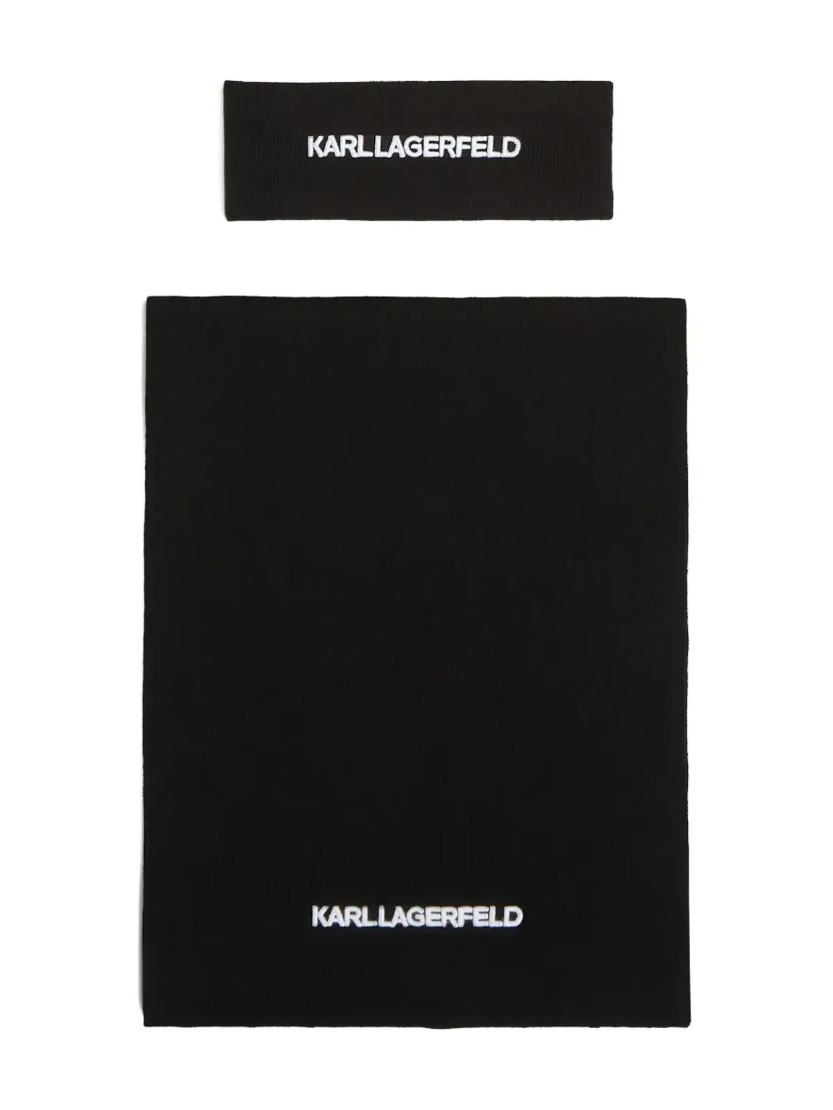 Karl Lagerfeld K/Essential ヘッドバンドスカーフ ギフトボックス - 画像1