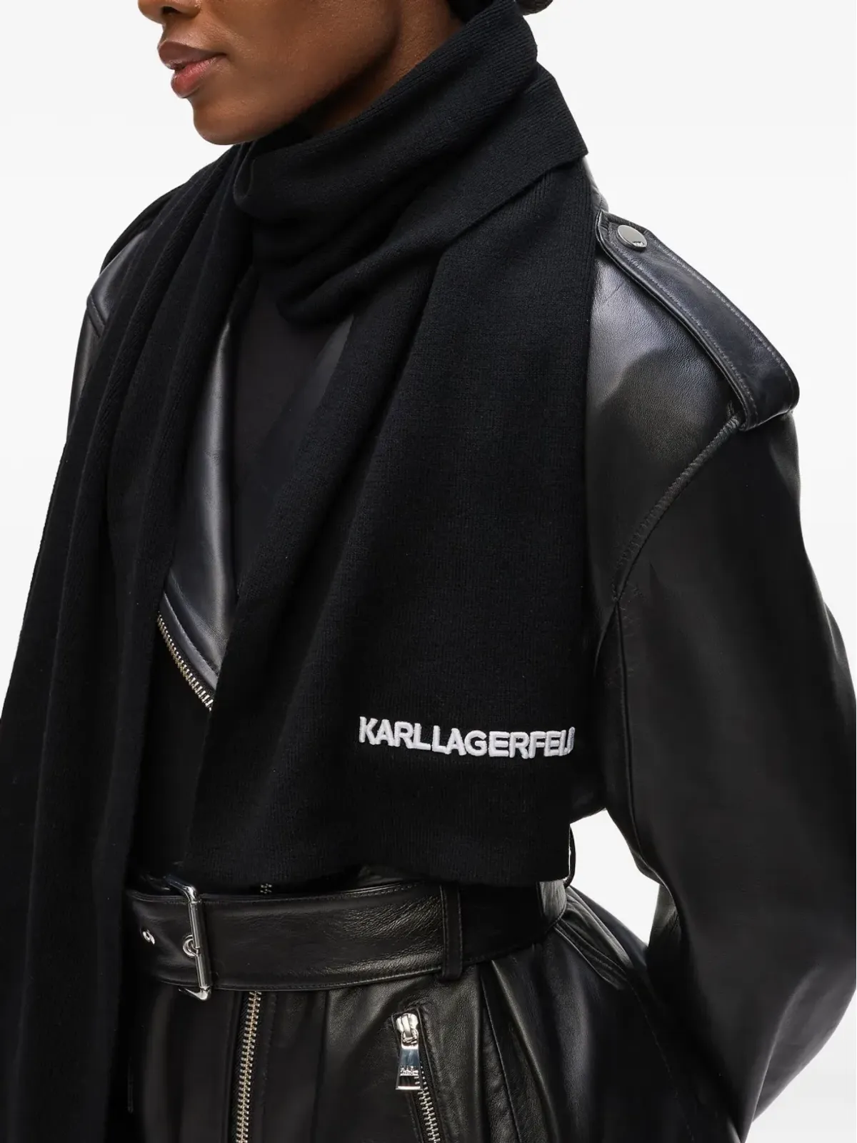 Karl Lagerfeld K/Essential ヘッドバンドスカーフ ギフトボックス - 画像3