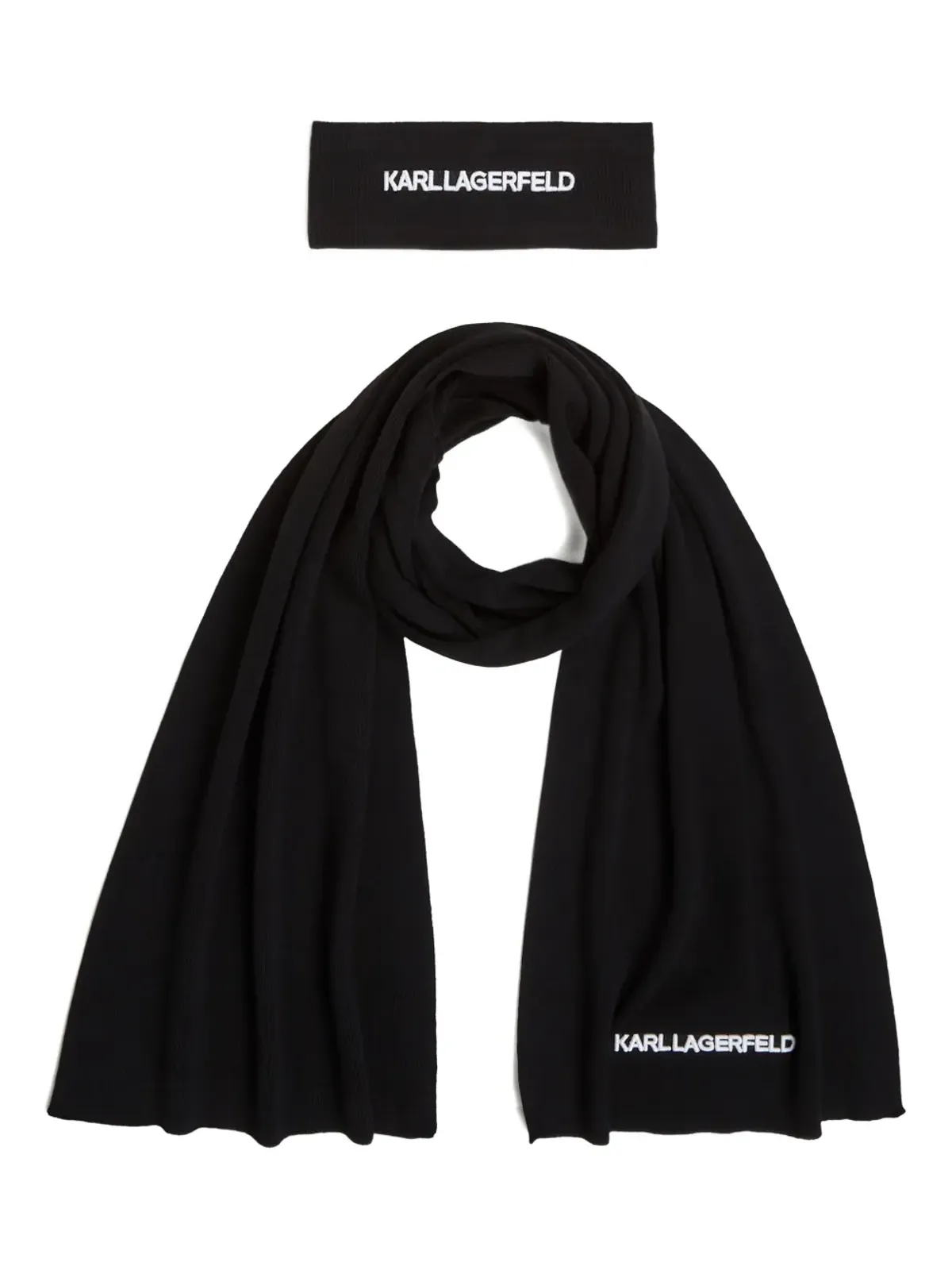 Karl Lagerfeld K/Essential ヘッドバンドスカーフ ギフトボックス - 画像4