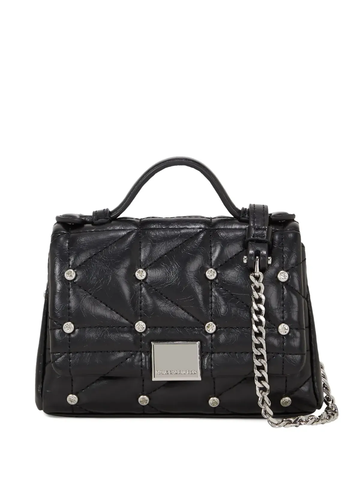 Karl Lagerfeld K-Kuilt ラインストーン装飾 クロスボディバッグ - 画像1