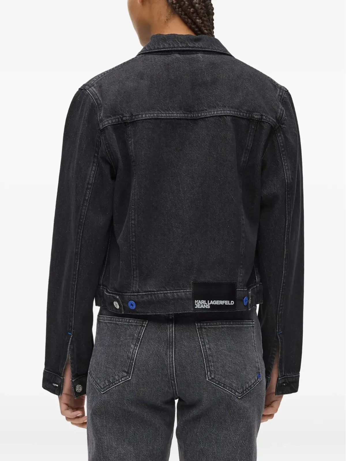 Karl Lagerfeld Jeans レースタイデニムジャケット - 画像4