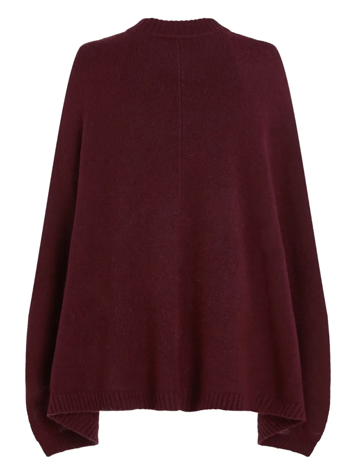 Karl Lagerfeld スプリットヘム ウールケープ - レッド - 画像5