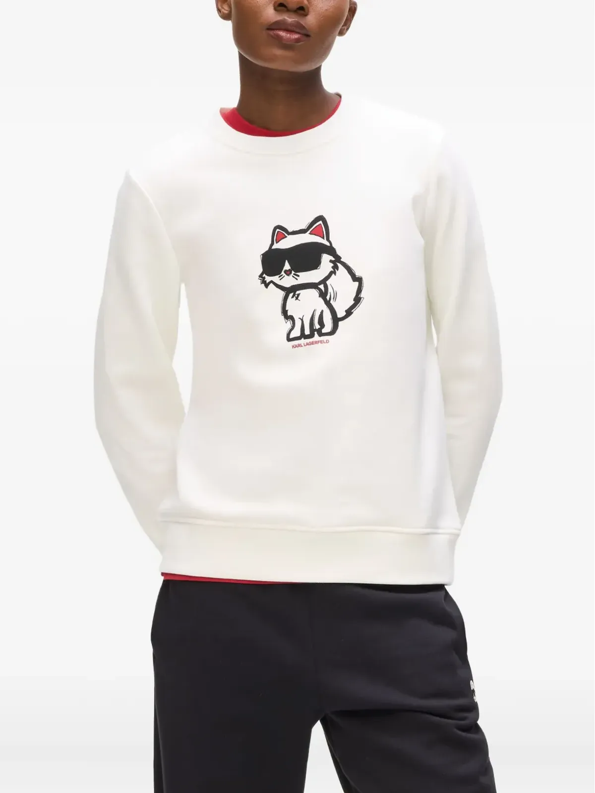 Karl Lagerfeld Choupetteプリントセーター - 画像3