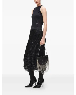 Karl Lagerfeld K-Soiree ラインストーンショルダーバッグ ブラック - サムネイル2