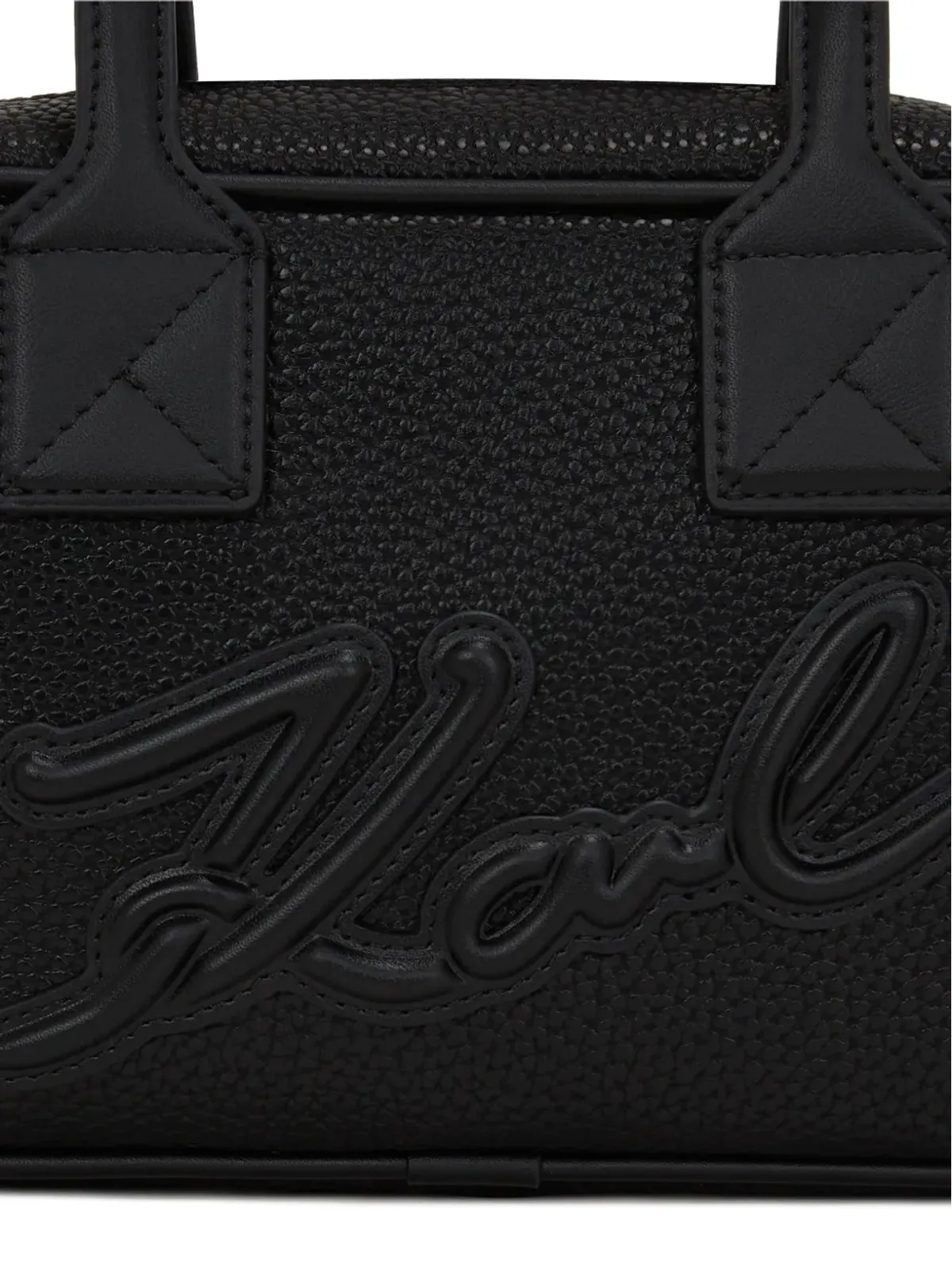 Karl Lagerfeld エンボスロゴ トートバッグ - 画像4
