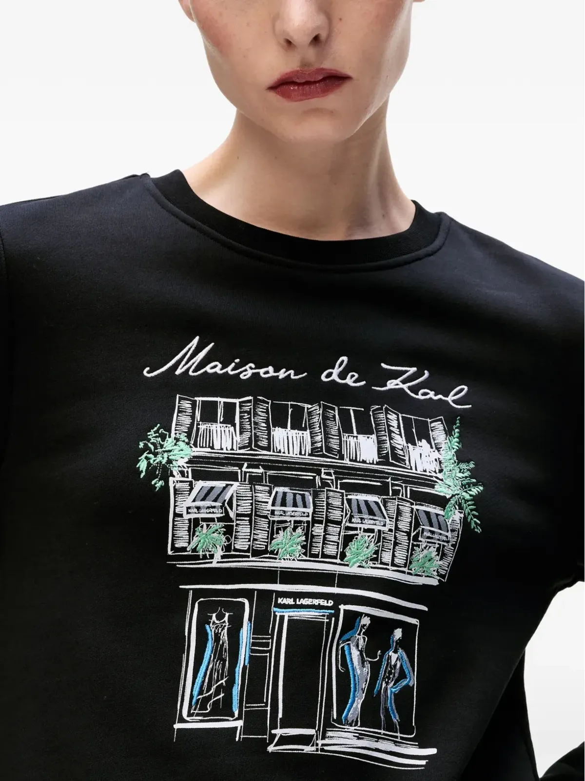 Karl Lagerfeld パリストアスケッチセーター - 画像5