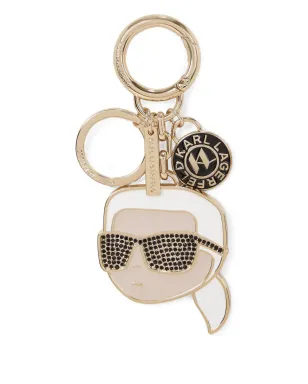 Karl Lagerfeld Ikon rhinestoned キーホルダー - サムネイル1