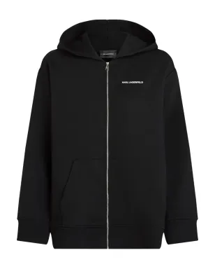 Karl Lagerfeld ロゴレオパード ジップパーカー - サムネイル1