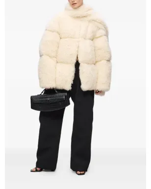 Karl Lagerfeld Karl Studio faux-fur coat - Neutrals - サムネイル2