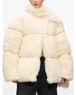 Karl Lagerfeld Karl Studio faux-fur coat - Neutrals - サムネイル3