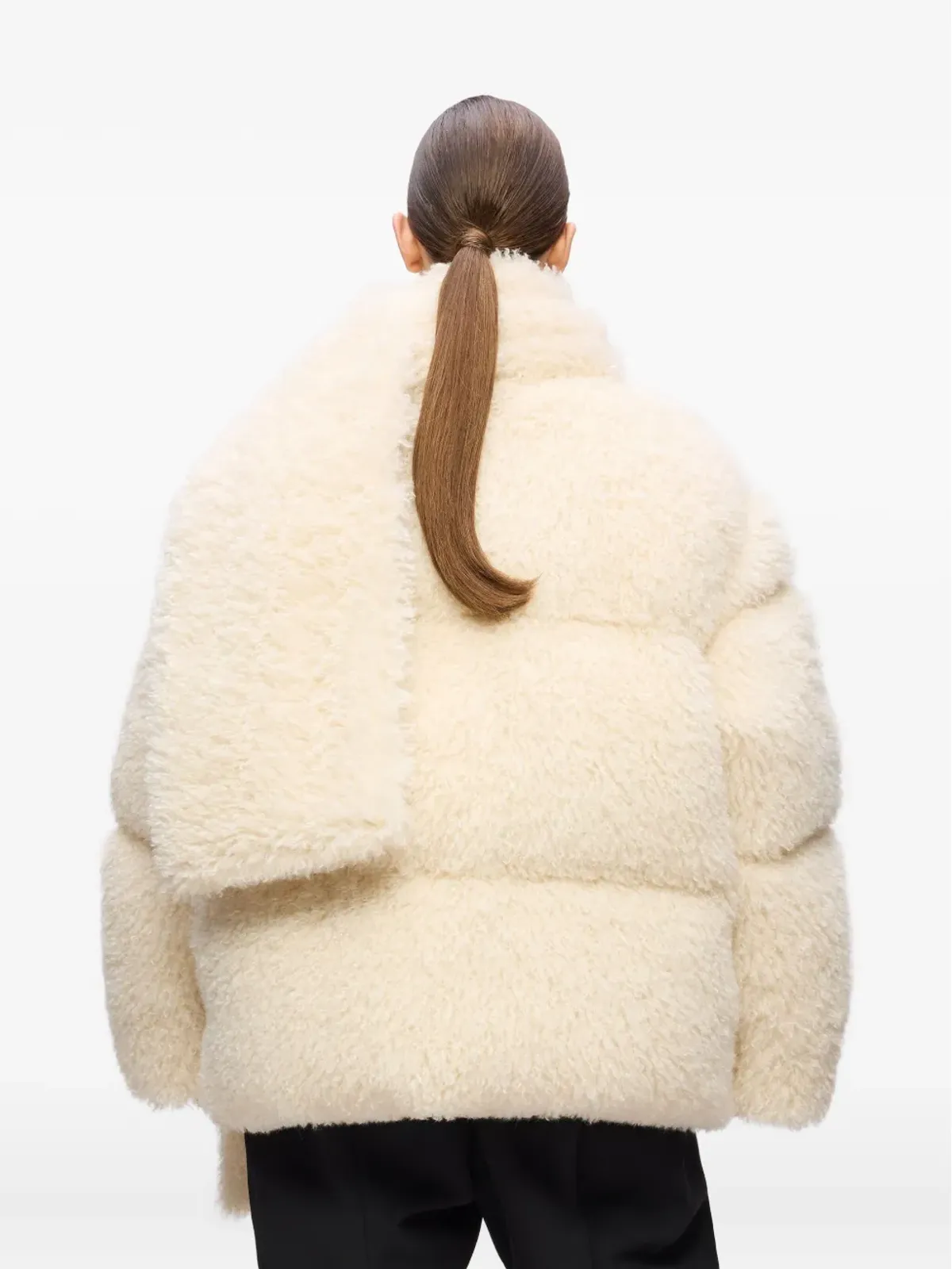Karl Lagerfeld Karl Studio faux-fur coat - Neutrals - 画像4