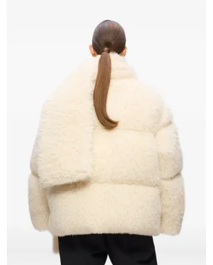 Karl Lagerfeld Karl Studio faux-fur coat - Neutrals - サムネイル4