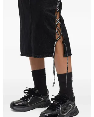 Karl Lagerfeld Jeans レースアップデニムスカート - サムネイル5