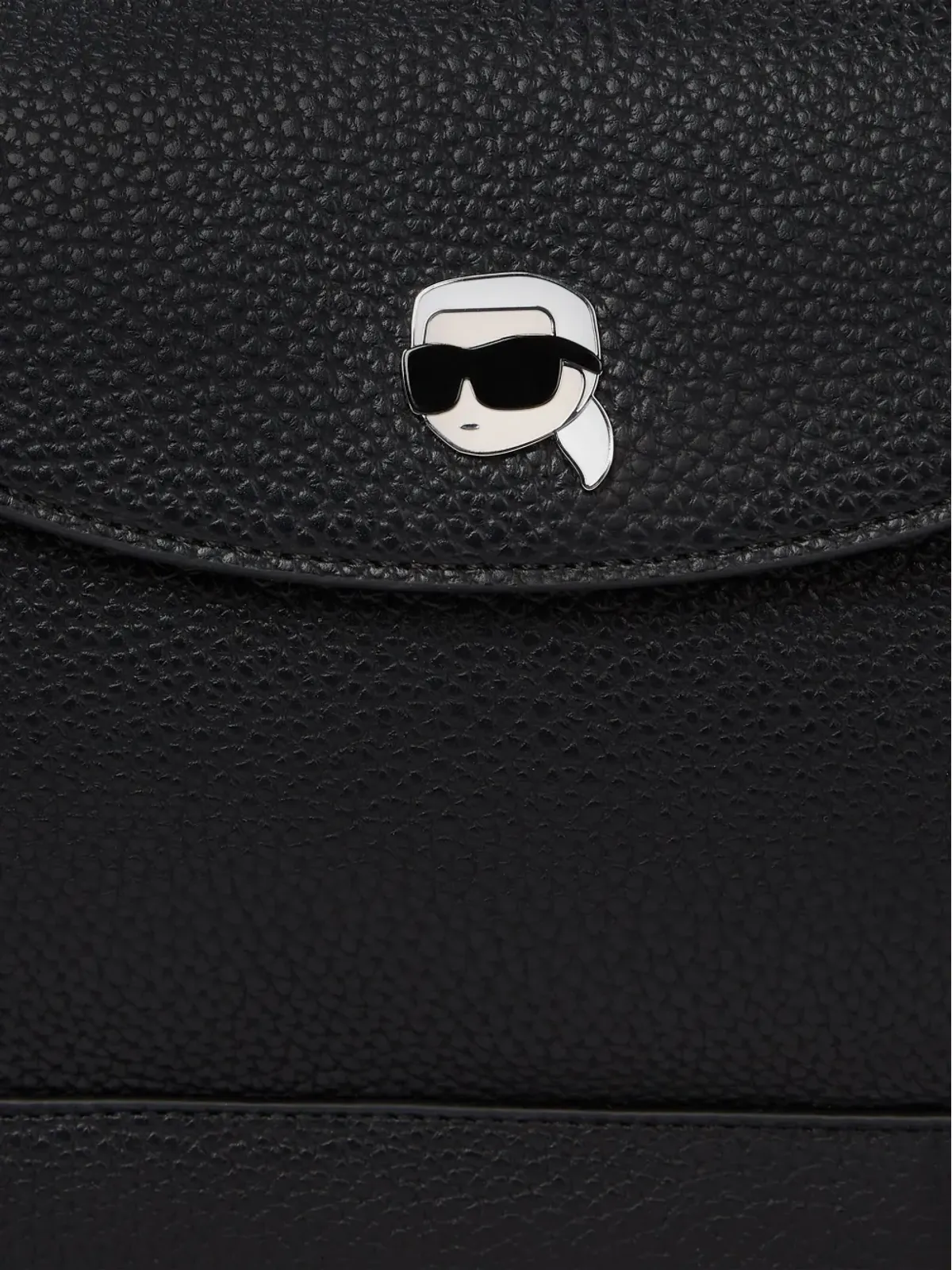 Karl Lagerfeld Ikon ペブルテクスチャー バックパック - 画像4