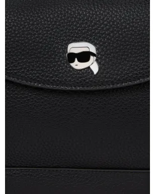 Karl Lagerfeld Ikon ペブルテクスチャー バックパック - サムネイル4