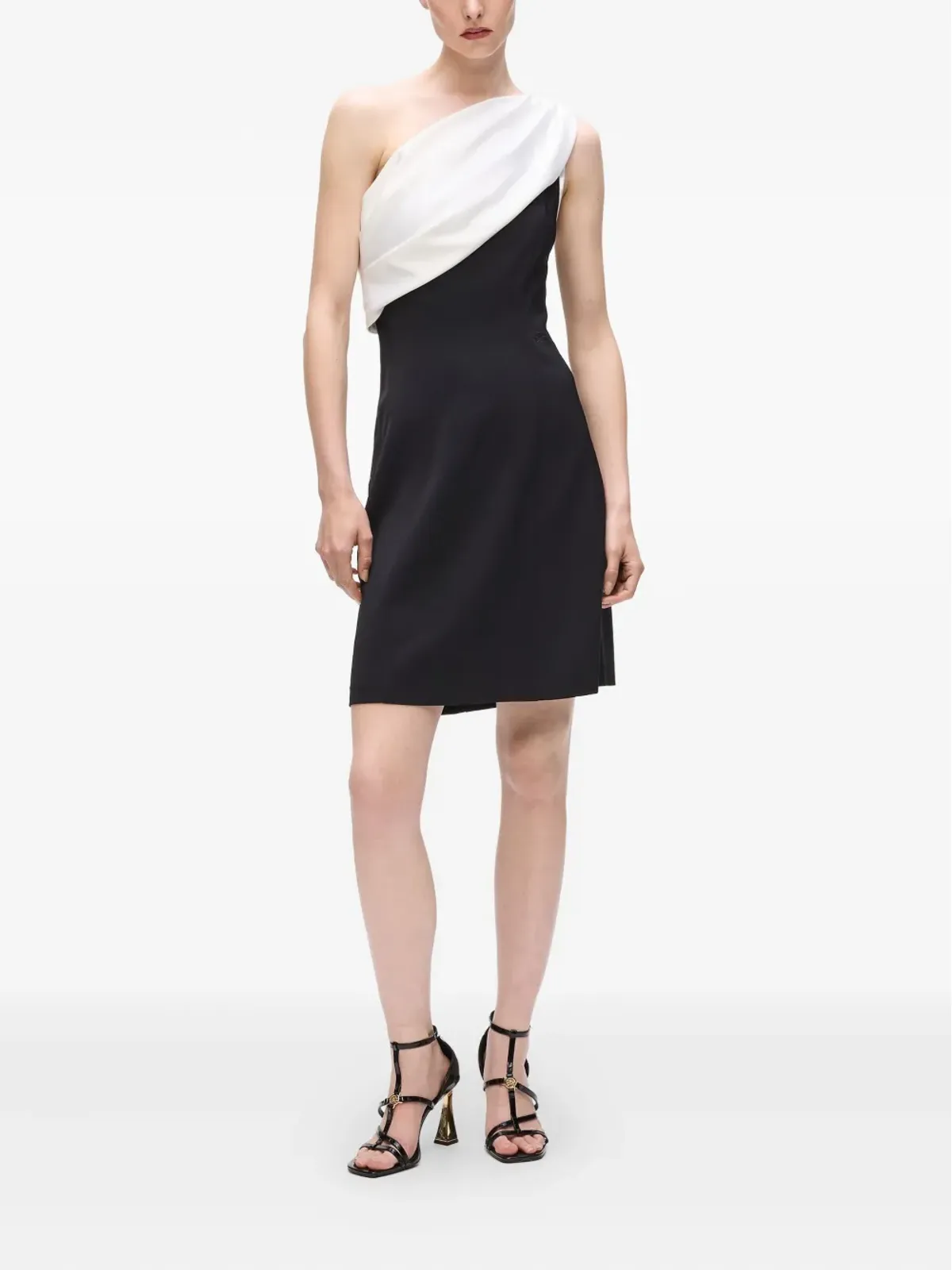 Karl Lagerfeld ミニドレープ ワンショルダードレス - 画像5