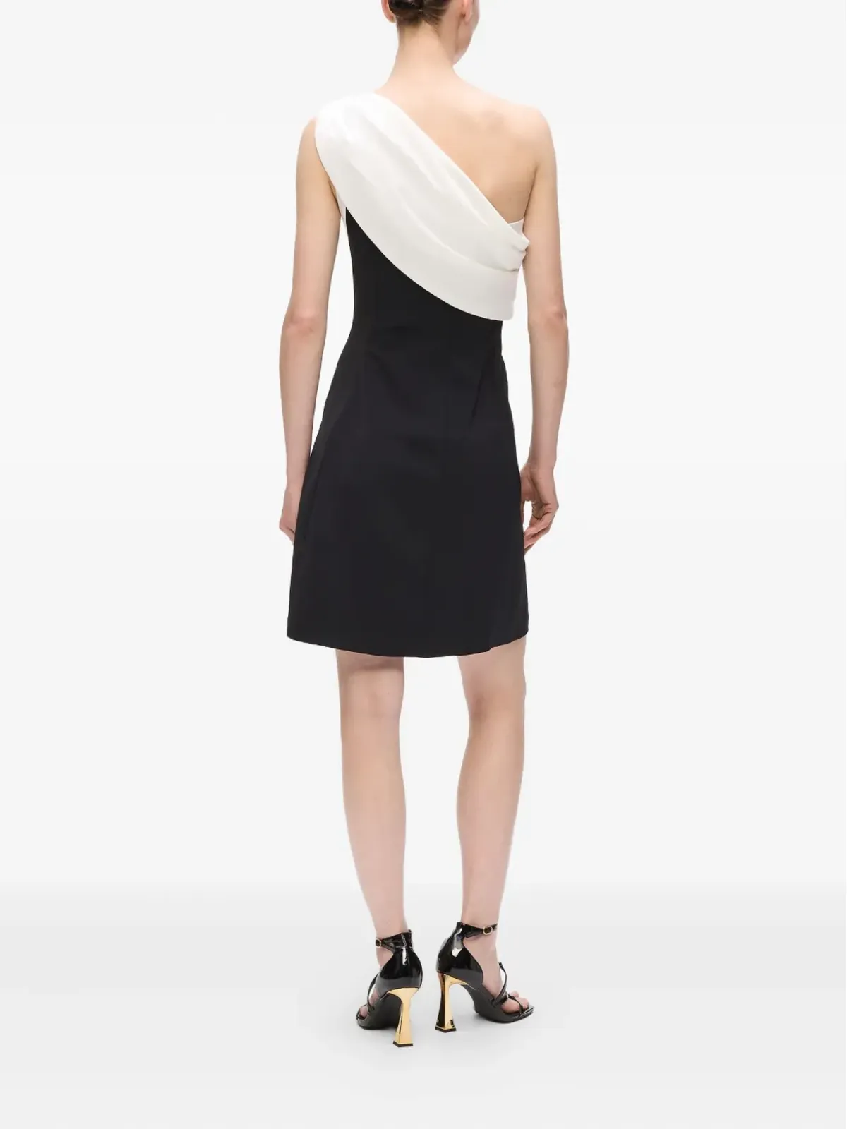 Karl Lagerfeld ミニドレープ ワンショルダードレス - 画像3