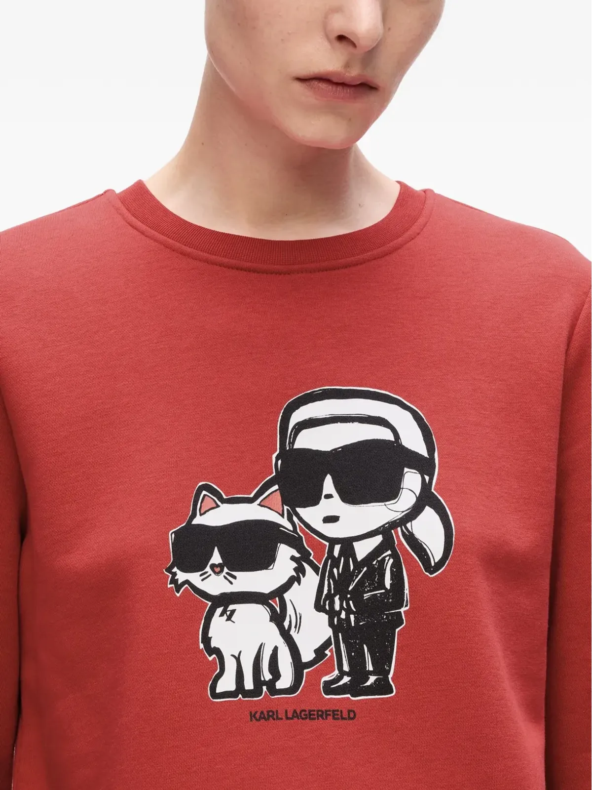 Karl Lagerfeld スケッチプリントセーター - 画像5