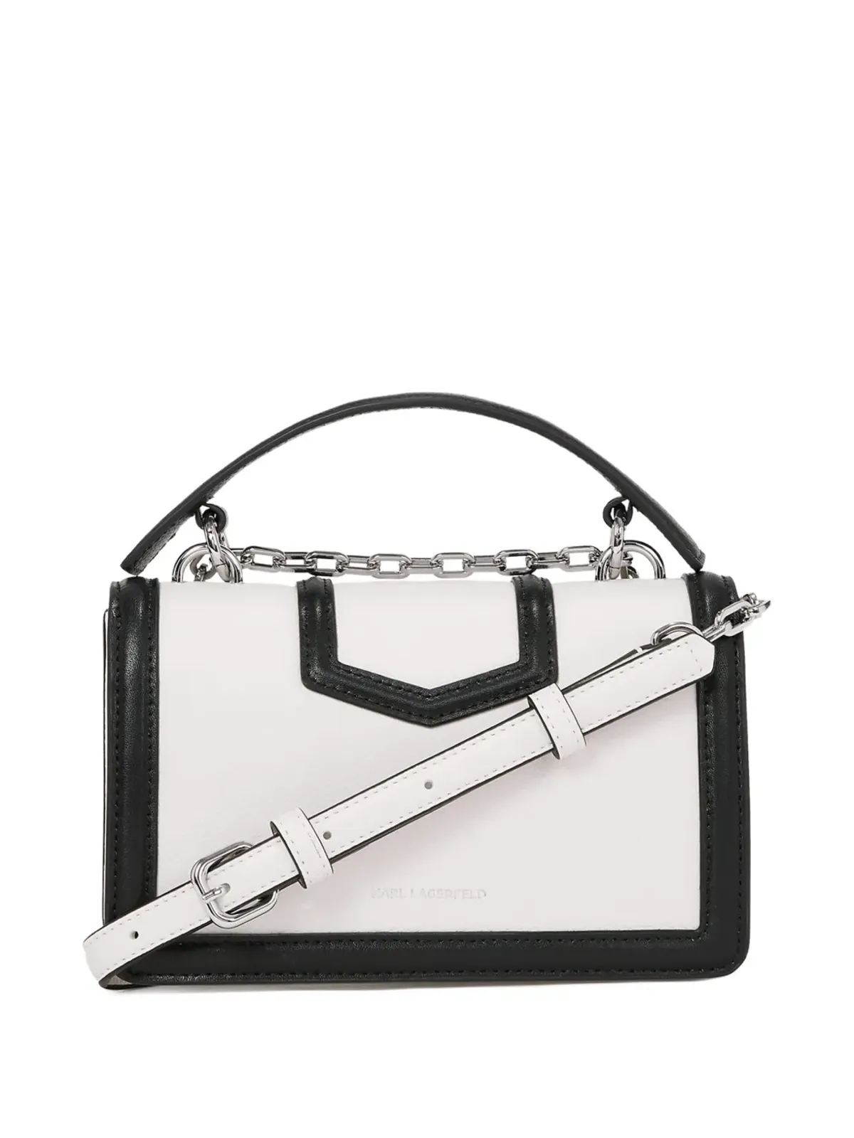 Karl Lagerfeld 小さめ K-Nova クロスボディバッグ - ホワイト - 画像3
