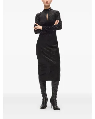 Karl Lagerfeld スパークル ハイネック ドレス - サムネイル2