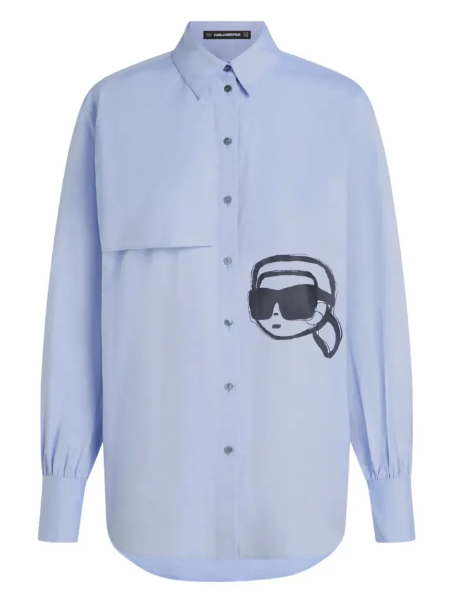 Karl Lagerfeld Karl Lagerfeld イコンプリントシャツの商品画像