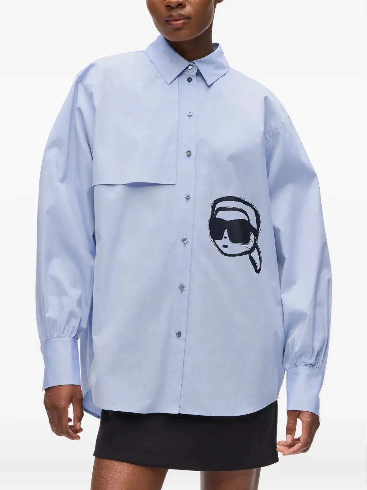 Karl Lagerfeld イコンプリントシャツ - 画像3
