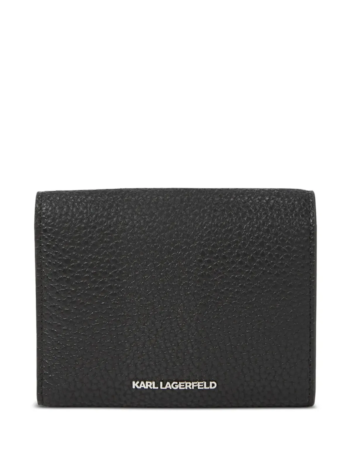 Karl Lagerfeld Ikon pebble tri-fold wallet（ブラック） - 画像2