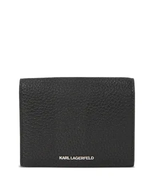 Karl Lagerfeld Ikon pebble tri-fold wallet（ブラック） - サムネイル2