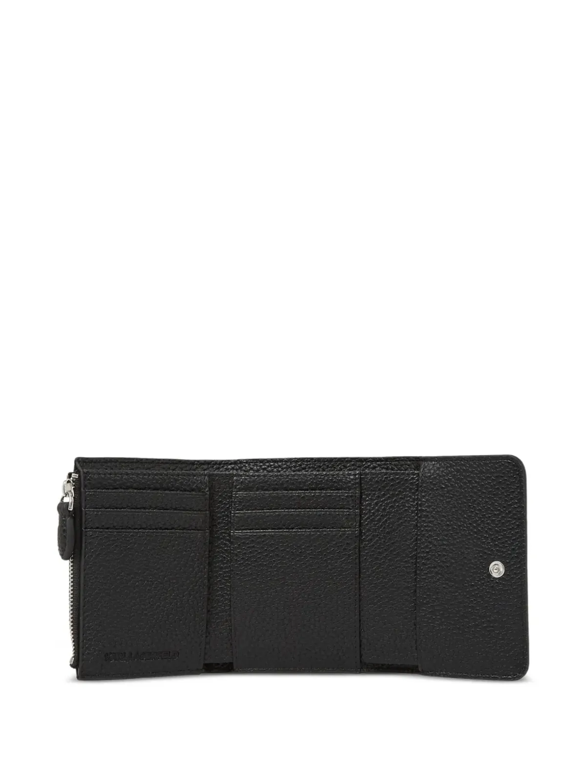 Karl Lagerfeld Ikon pebble tri-fold wallet（ブラック） - 画像3