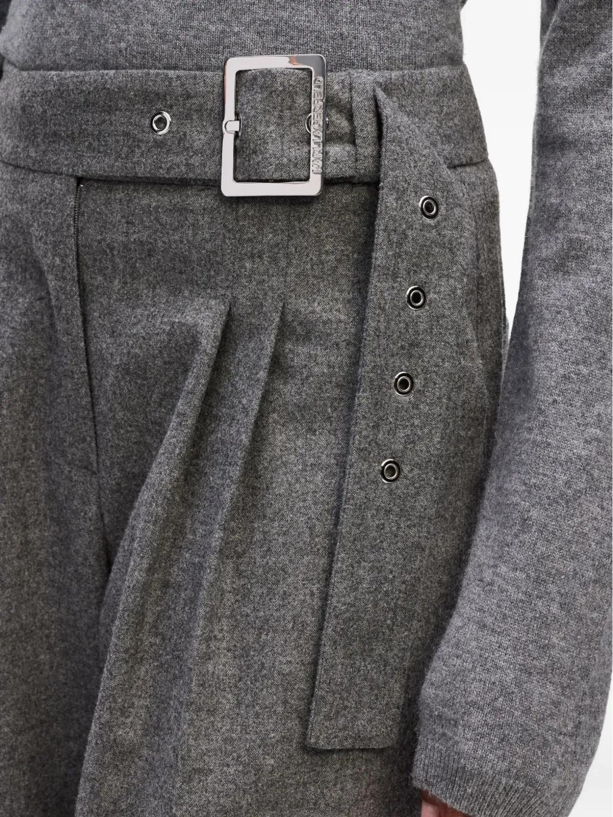 Karl Lagerfeld プリーツベルトパンツ - 画像5
