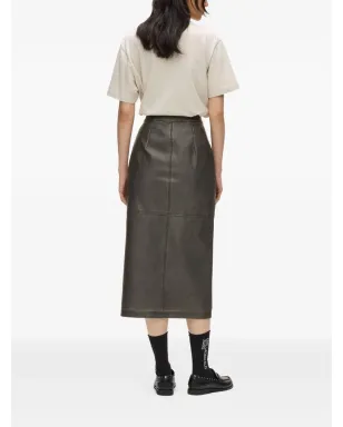 Karl Lagerfeld Jeans ダメージ加工 スプリットフロント スカート - サムネイル4