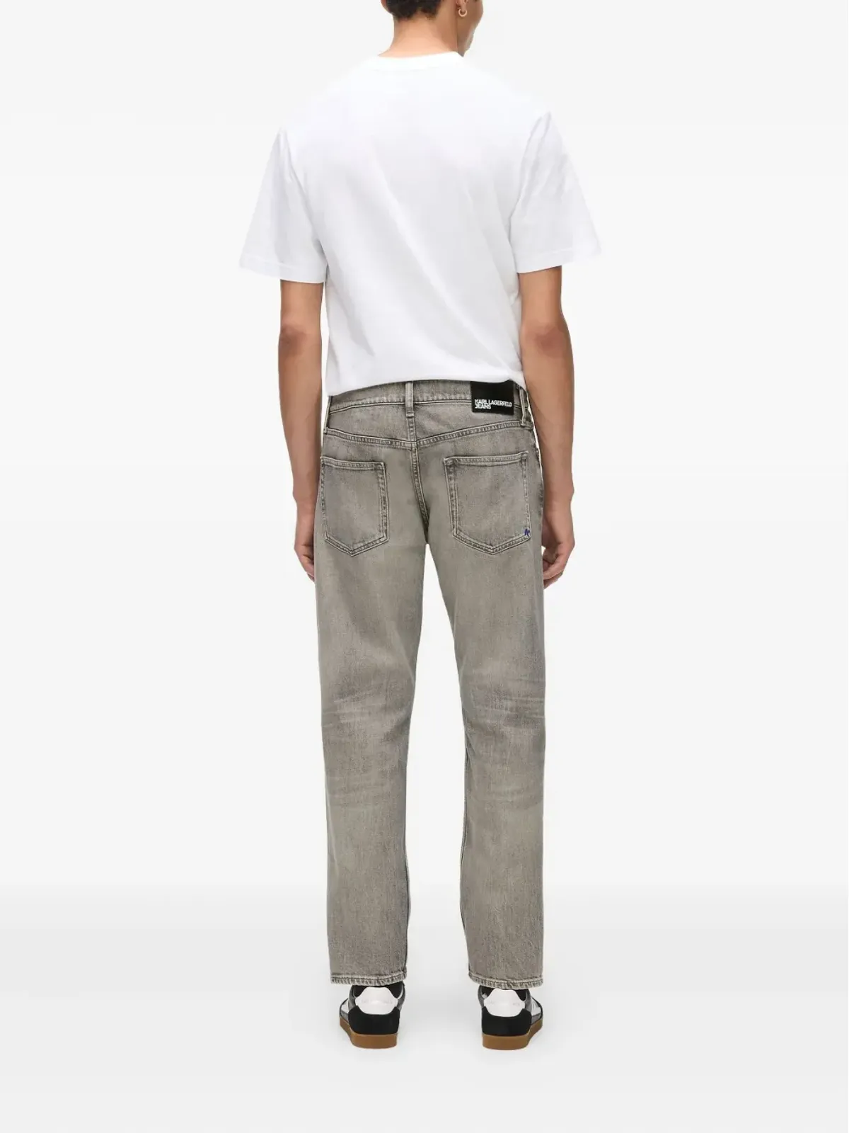 Karl Lagerfeld Jeans コットン テーパードジーンズ - グレー - 画像3