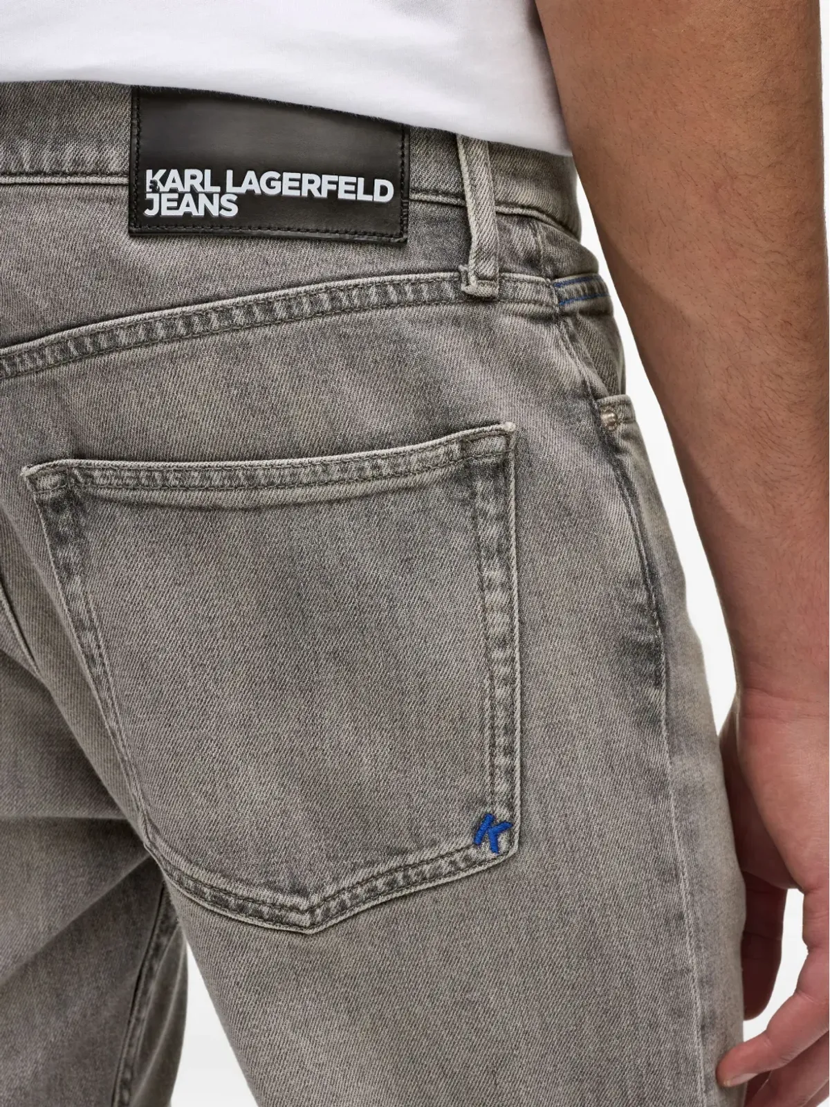 Karl Lagerfeld Jeans コットン テーパードジーンズ - グレー - 画像4