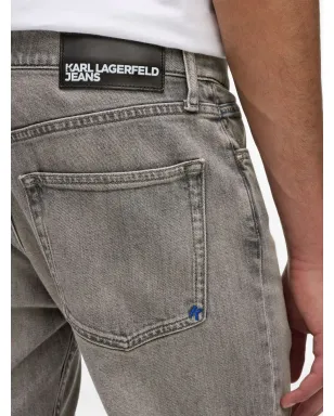 Karl Lagerfeld Jeans コットン テーパードジーンズ - グレー - サムネイル4