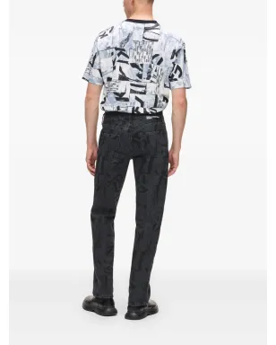 Karl Lagerfeld Jeans オールオーバープリントデニムジーンズ - サムネイル3