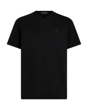 Karl Lagerfeld Kameo Vネック Tシャツ - ブラック - サムネイル1
