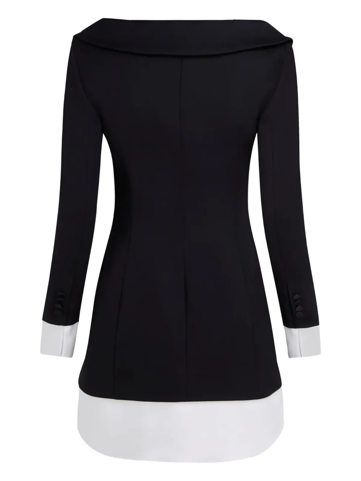 Karl Lagerfeld ミニ KL Studio レイヤードドレス - White - 画像5