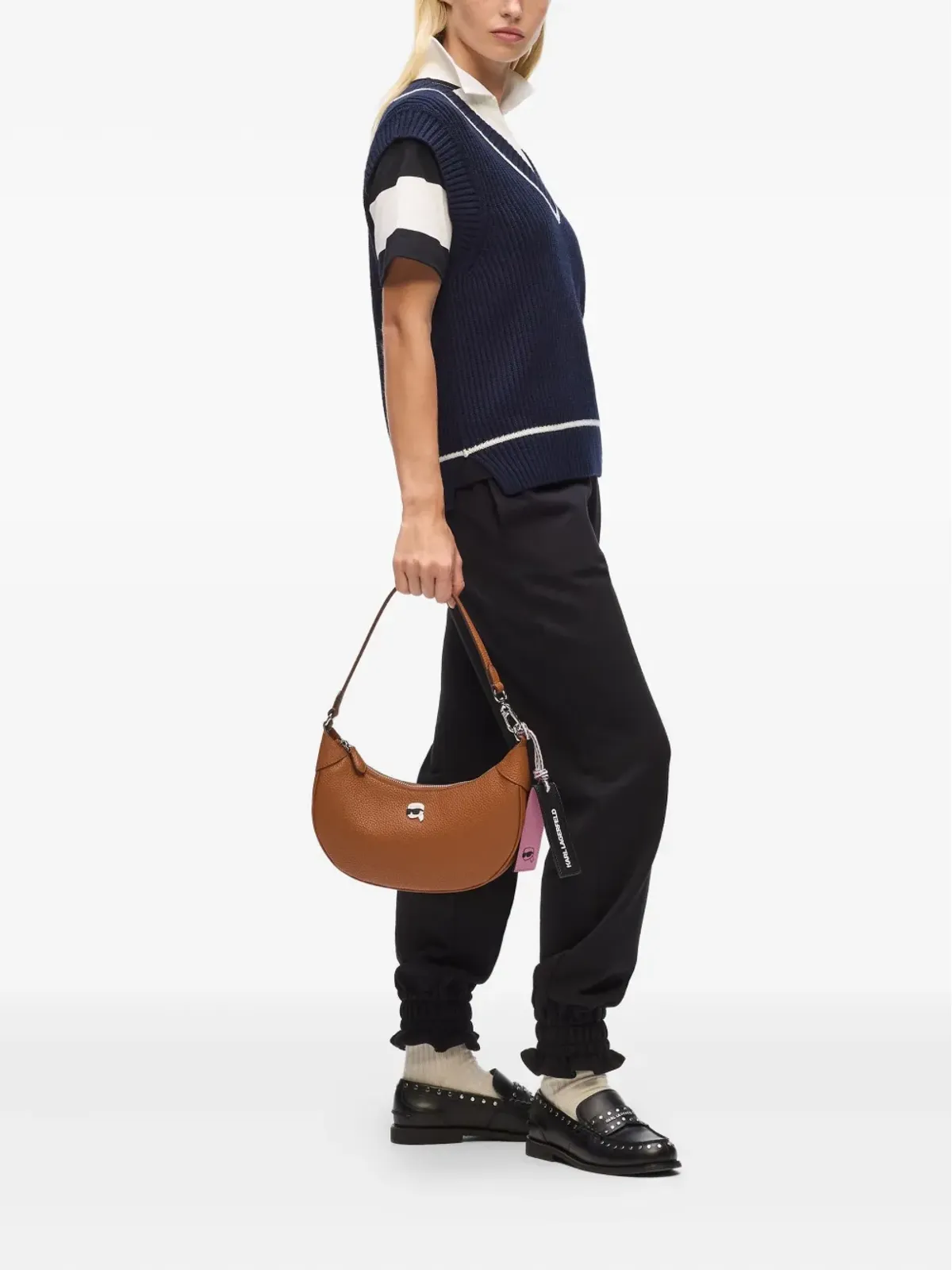 Karl Lagerfeld Ikon Moon ショルダーバッグ - 画像2