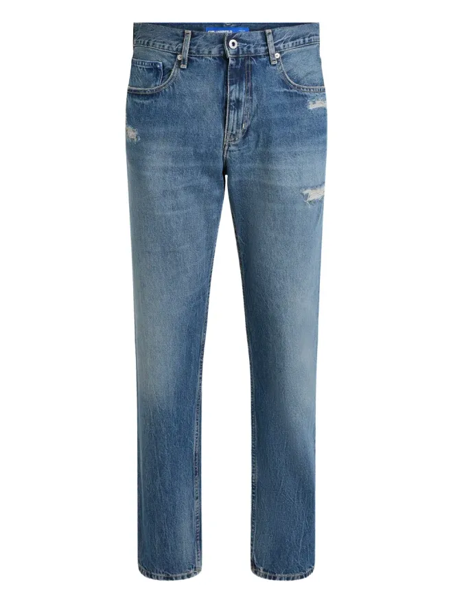 Karl Lagerfeld Jeans Karl Lagerfeld Jeans ジーンズ デニム テーパード ダメージ加工の商品画像