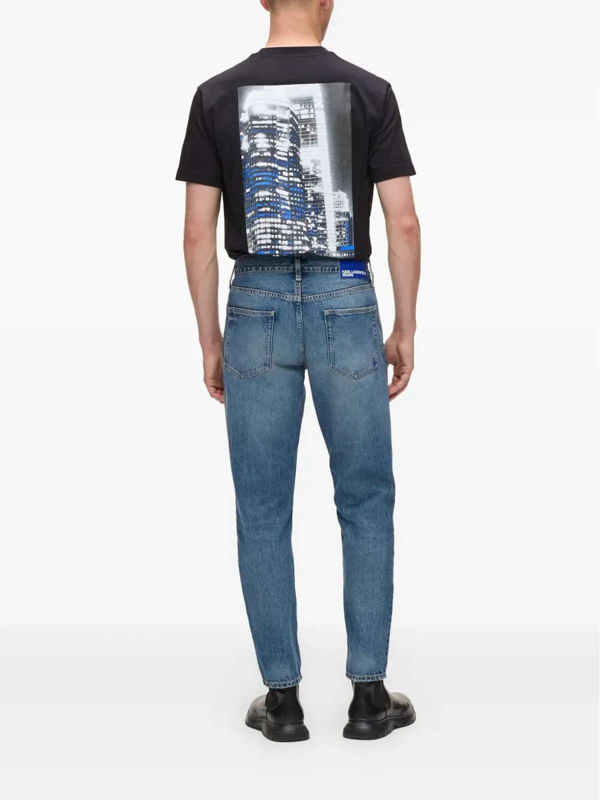 Karl Lagerfeld Jeans ジーンズ デニム テーパード ダメージ加工 - 画像4