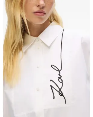 Karl Lagerfeld ロゴ刺繍シャツ - サムネイル5