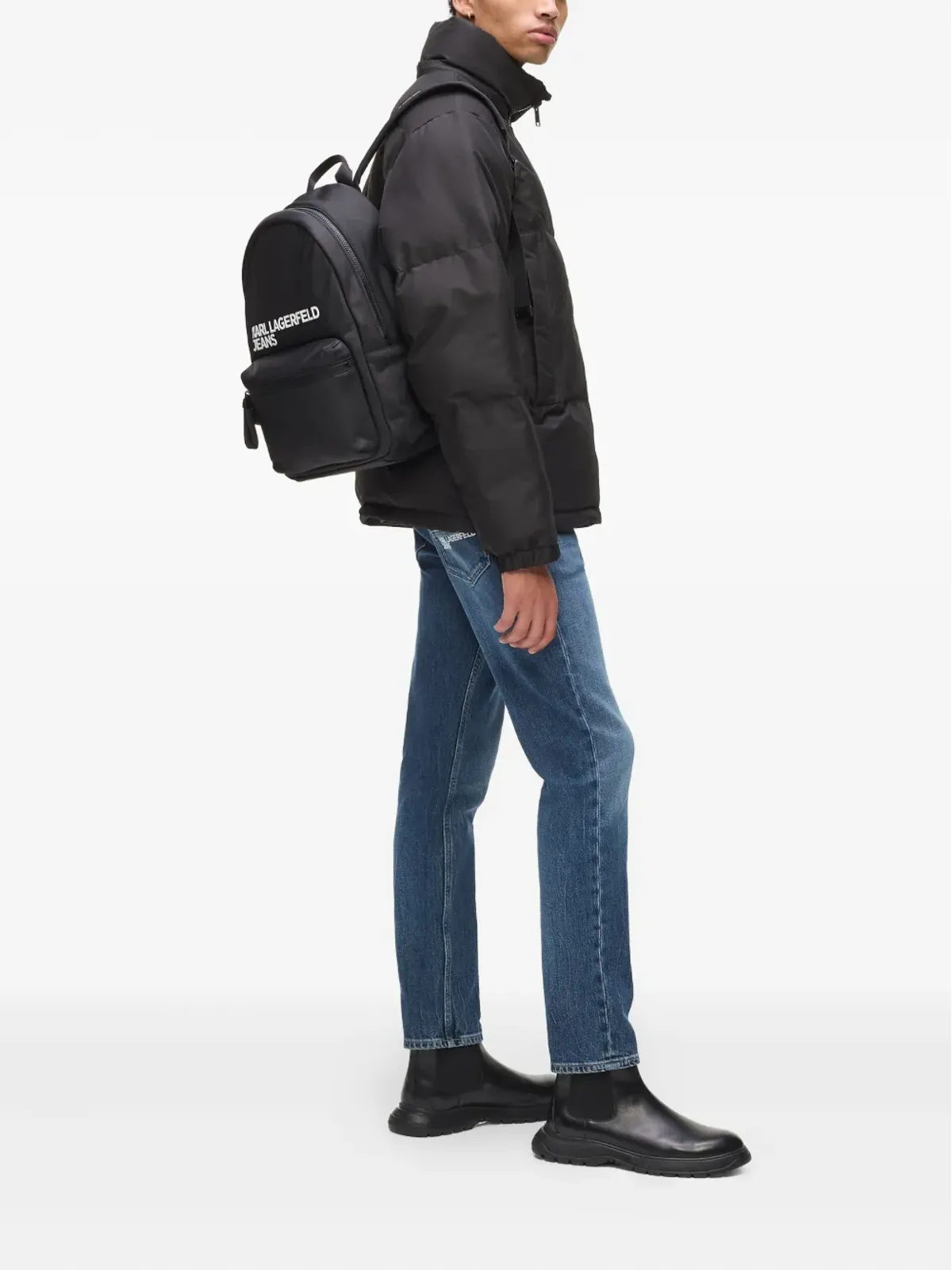Karl Lagerfeld Jeans ロゴディテールバックパック - 画像2