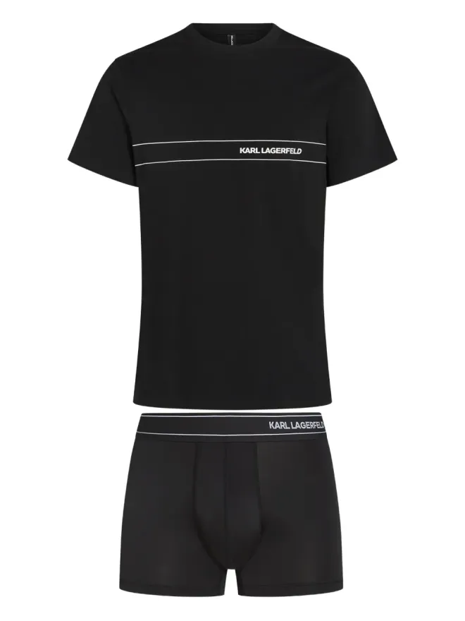 Karl Lagerfeld Karl Lagerfeld ロゴプリントTシャツの商品画像