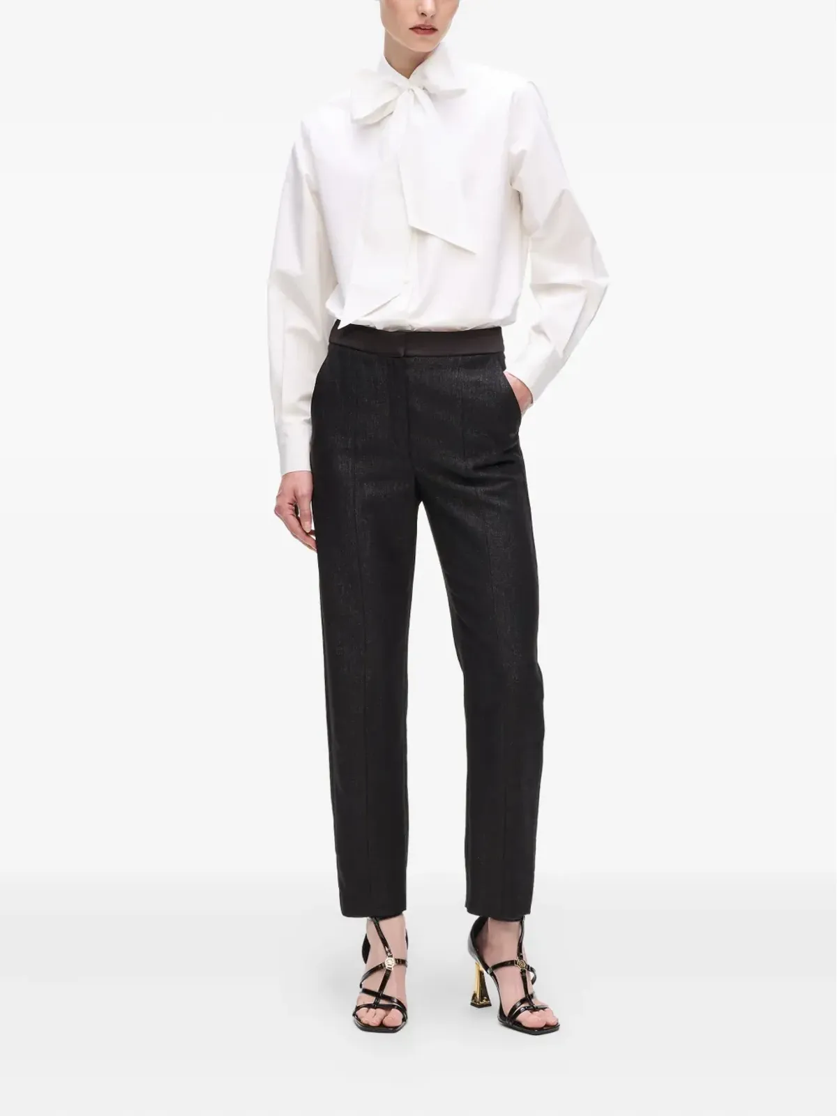Karl Lagerfeld テクスチャード テーラードパンツ - 画像2