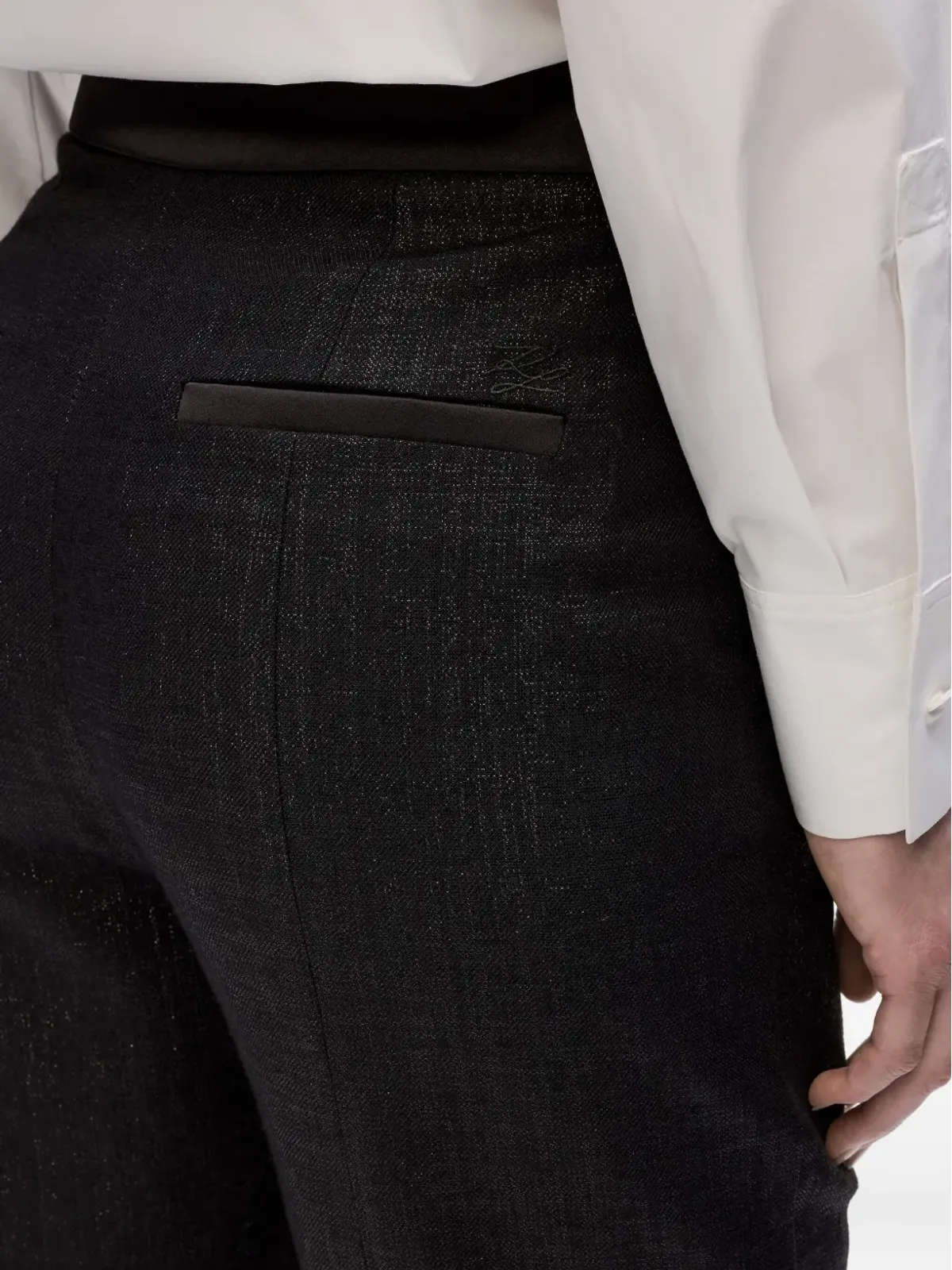 Karl Lagerfeld テクスチャード テーラードパンツ - 画像4